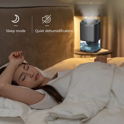 Mini Dehumidifier 1000mL Portable Black