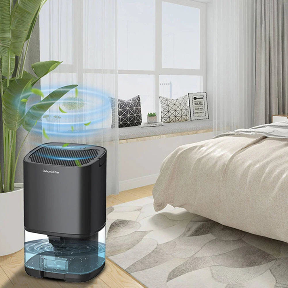 Mini Dehumidifier 1000mL Portable Black