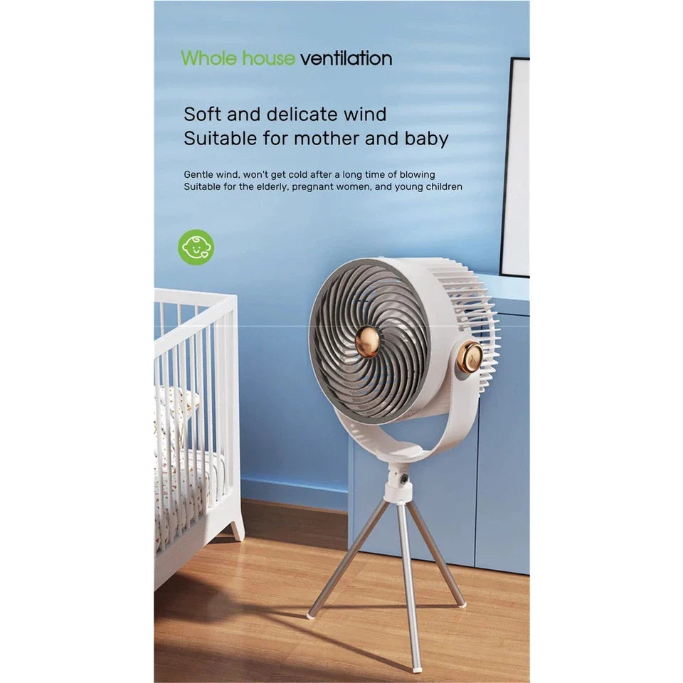 Desktop Fan Home Office Fan (White)