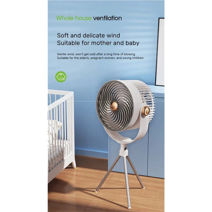 Desktop Fan Home Office Fan (White)