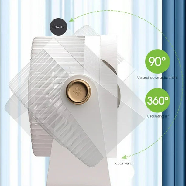 Desktop Fan Home Office Fan (White)