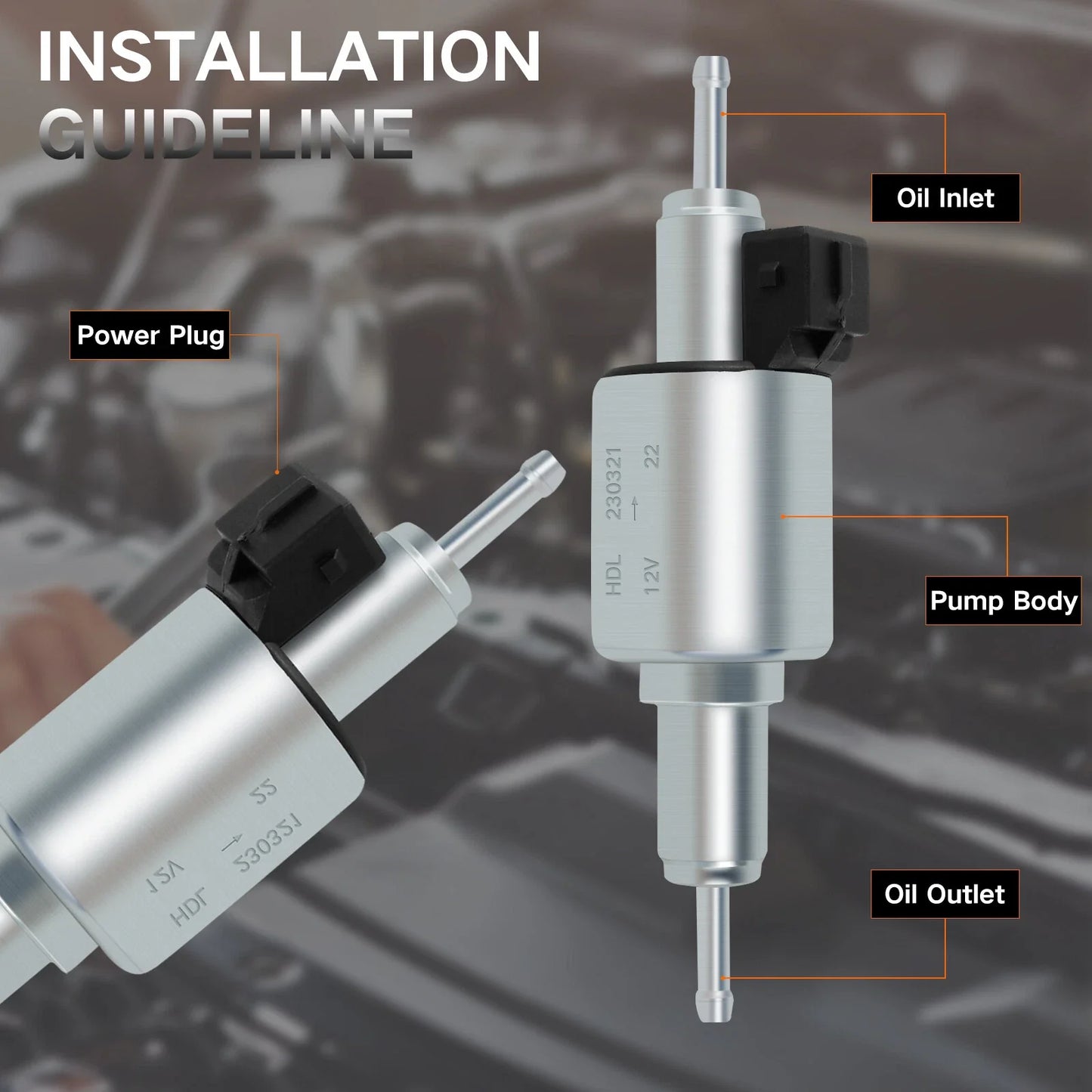 Diesel Air Heater Fuel Pump 12V Diesel Air Heater Fuel Pump