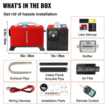 Diesel Air Heating system With Controller