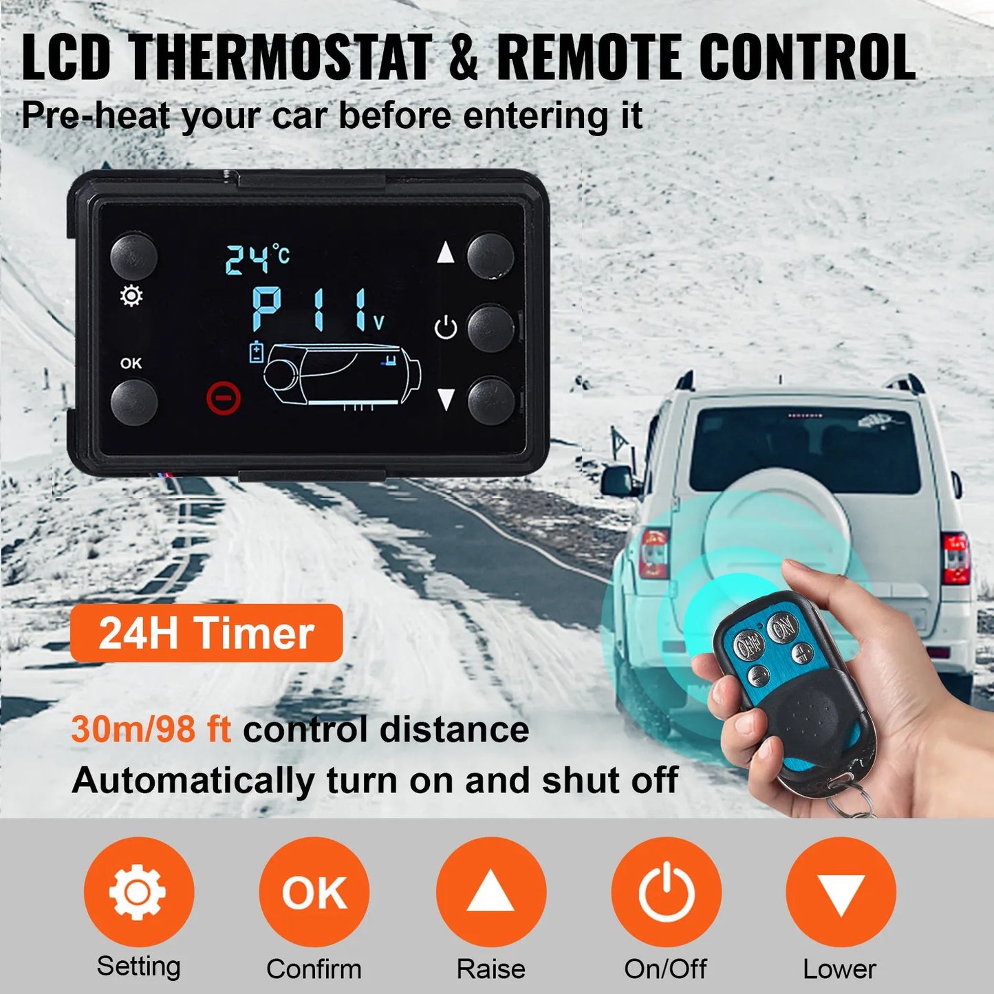 Diesel Air Heater with Controller