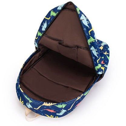 Dinosaur Backpack for Kids & Boys School Bag Set
