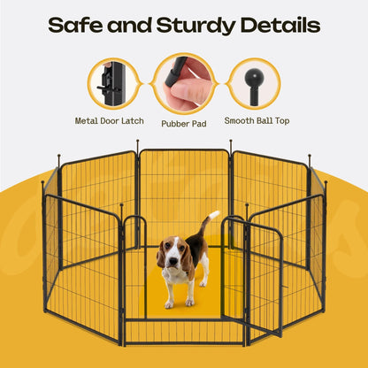 Dog Playpen Pet Playpen Fence 80x80cm