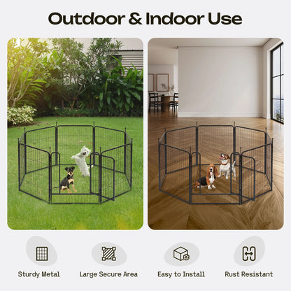 Dog Playpen Pet Playpen Fence 80x80cm