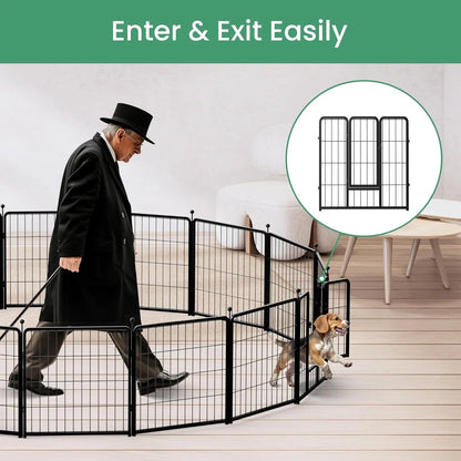 Dog Playpen Pet Playpen Fence 80x80cm