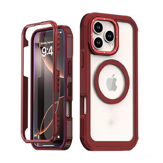 Double Layer Military Grade Protection Magnetic Compatible with iPhone 16 Pro Case