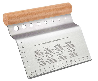 Dough Pastry Scraper Chopper Cutter 304 Stainless Steel
