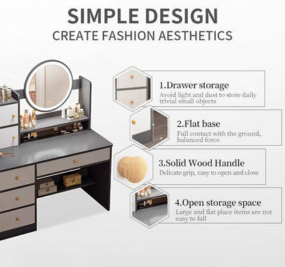 Dressing table with Mirror