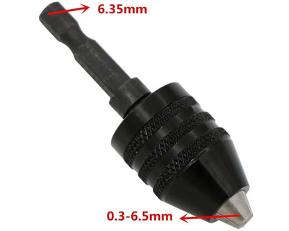 Drill Chuck Adapter Hex 0.3-6.5mm