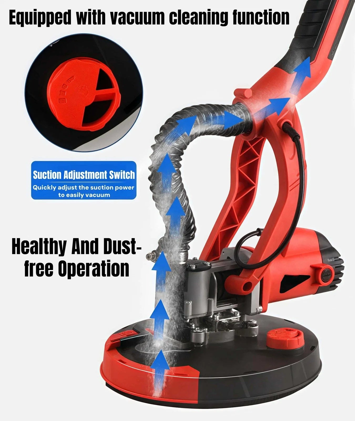 Electric Dry wall Sander 800W 10 Sandpaper