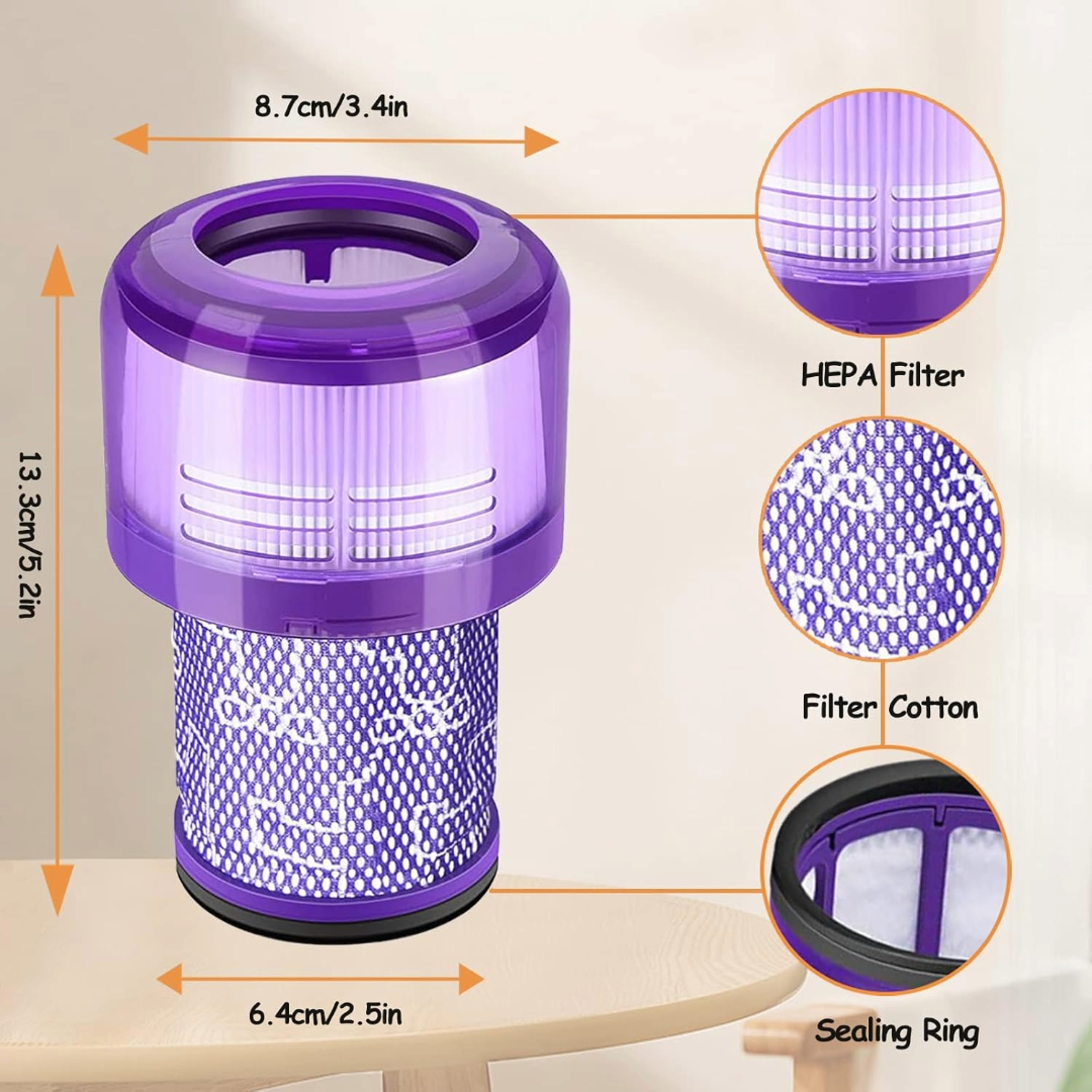 Replacement Washable Filter For Dyson V12 Detect Slim Vacuum Cleaner