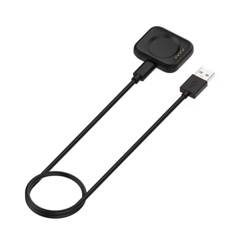 USB-A Charger for OPPO Watch (Watch X, X2, 4 Pro, 3/3 Pro, 2, SE) (Black) 1m