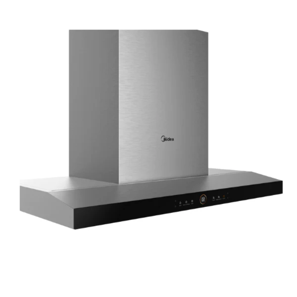 Midea 90cm T-Shape Rangehood - Steam Wash E88