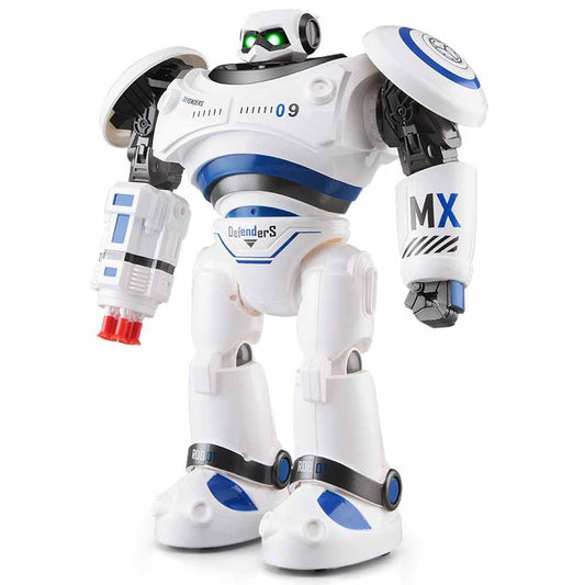Intelligent RC Robot AD Police with Light and Sound Full Control Combat Defender