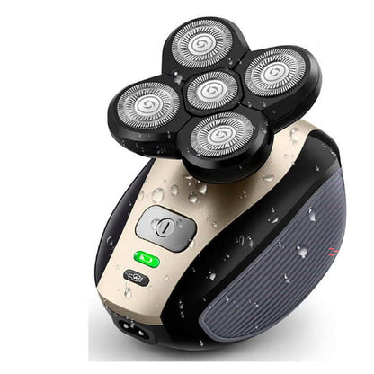 Electric head shaver front view