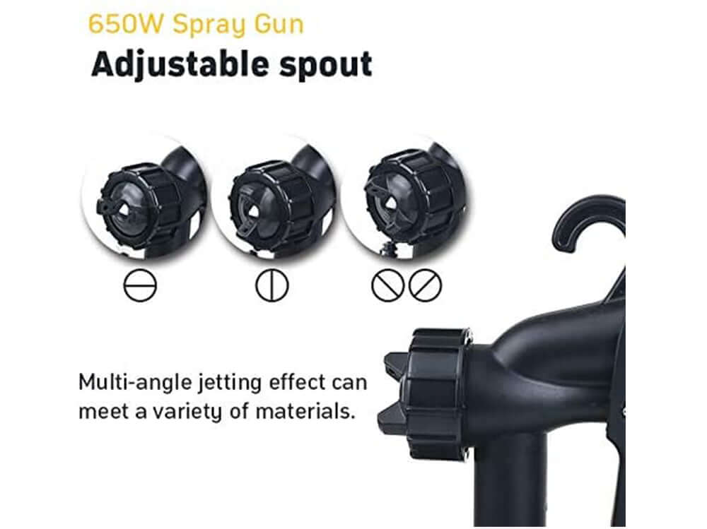 Electric Paint Spray Gun Paint Sprayer 3-Way Head - The Shopsite