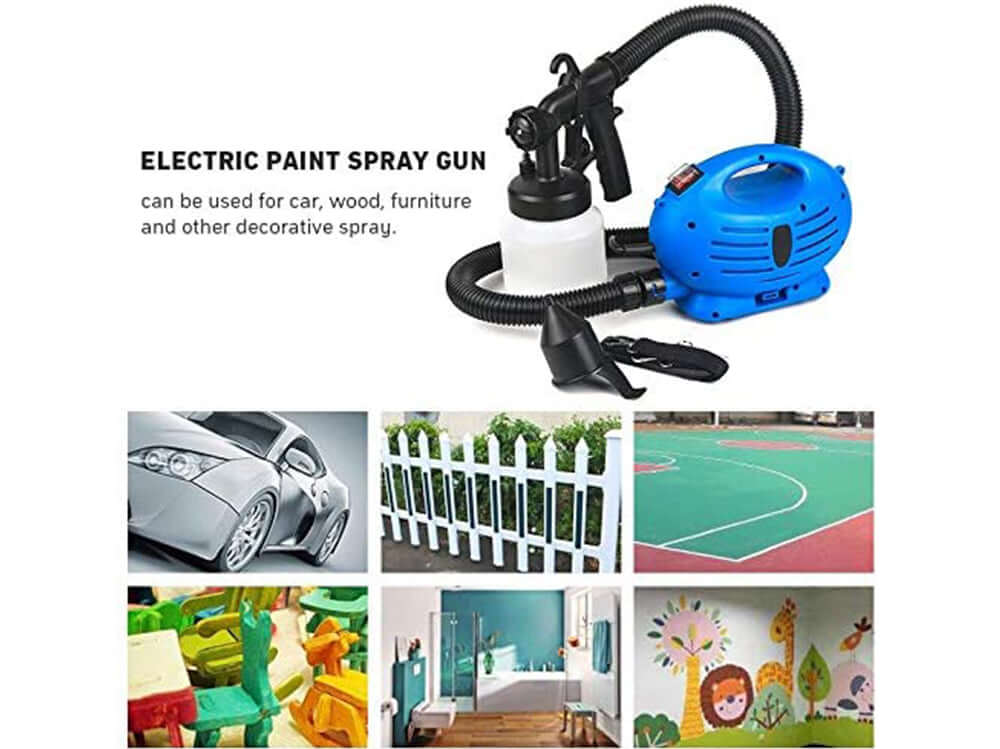 Electric Paint Spray Gun Paint Sprayer 3-Way Head - The Shopsite