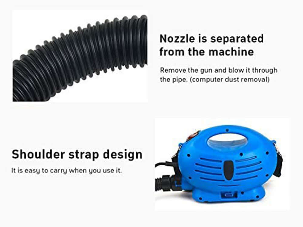 Electric Paint Spray Gun Paint Sprayer 3-Way Head - The Shopsite