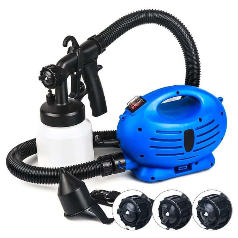 Electric Paint Spray Gun Paint Sprayer 3-Way Head - The Shopsite