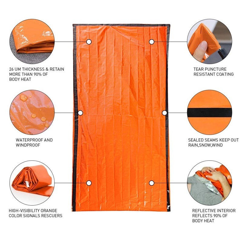 Sleeping bag in carrying pouch