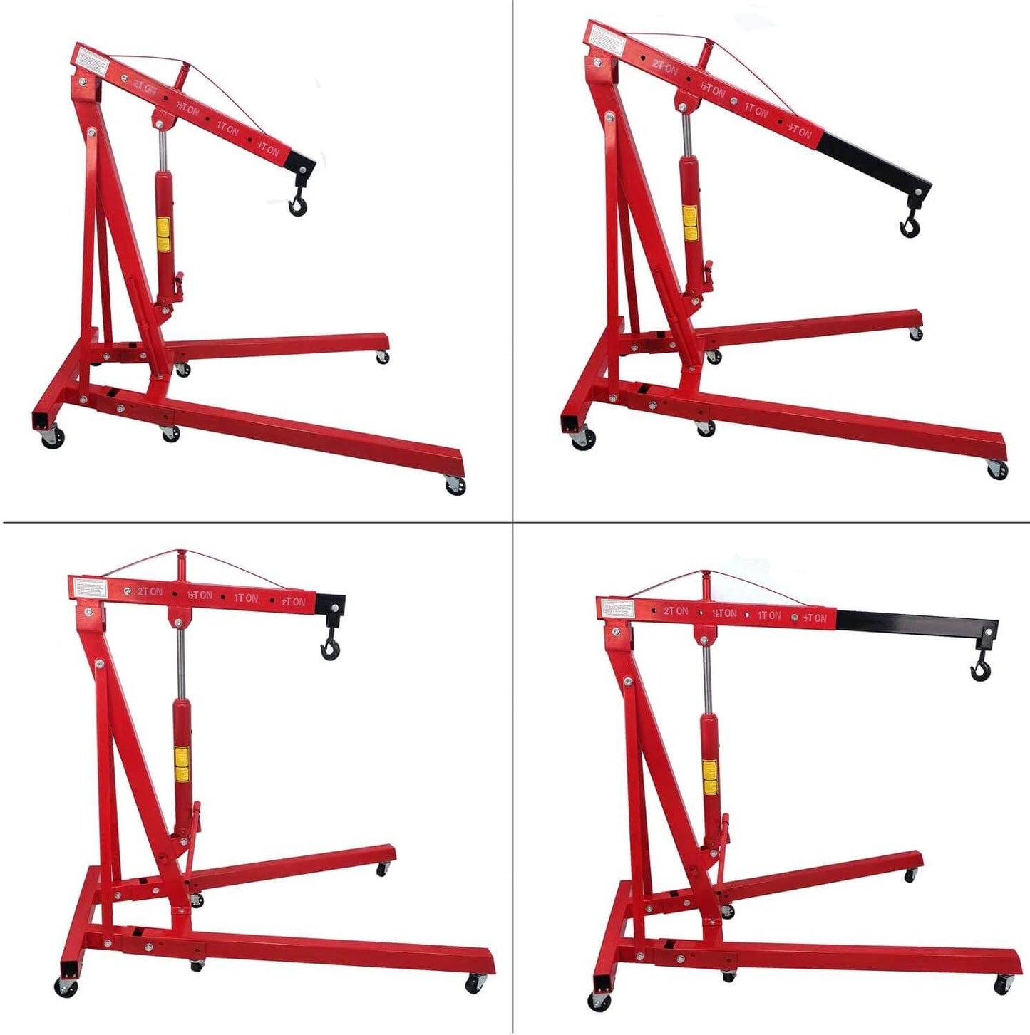 Heavy Duty 2T Engine Hoist Workshop Cranes 2000KG