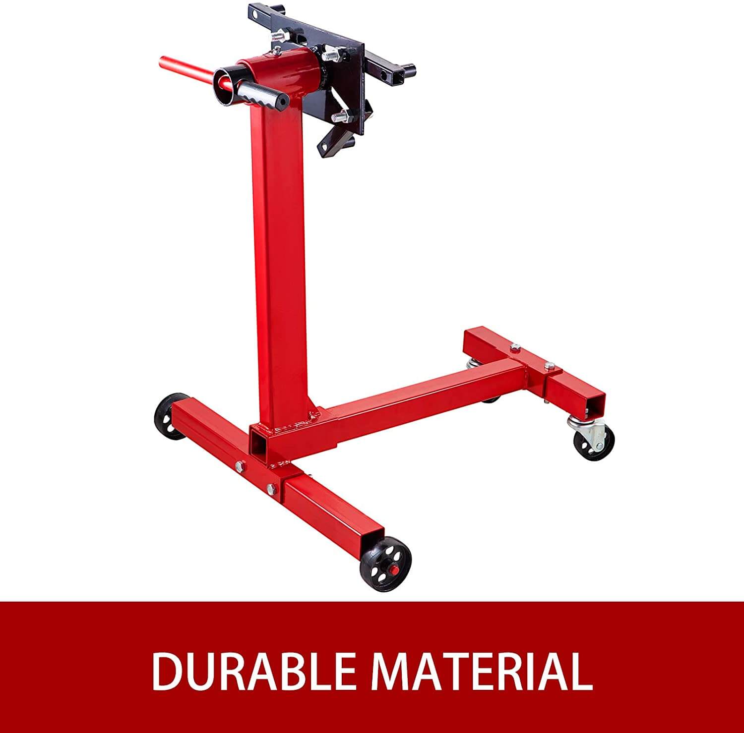 Engine stand with wheels