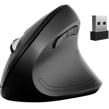 Ergonomic wireless vertical mouse black