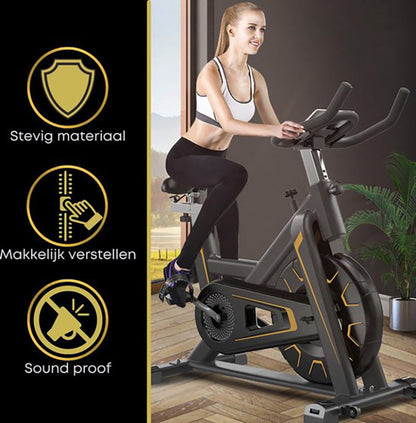Exercise bike resistance knob
