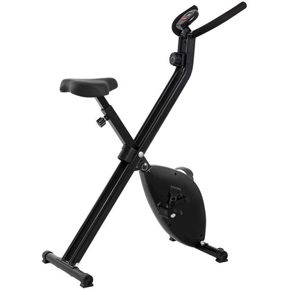 Foldable exercise bike folded