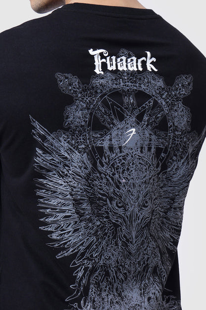 Eagle Oversized T-shirt Black