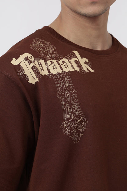 Eagle Oversized T-shirt Coffee