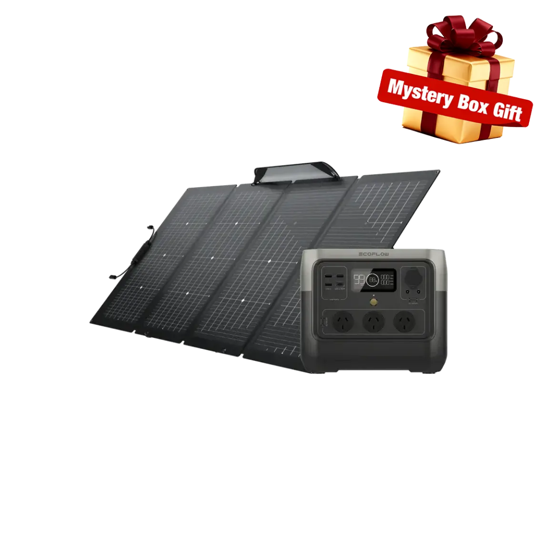 EcoFlow RIVER 2 Pro + 160W Bi-Facial Solar Panel Bundle