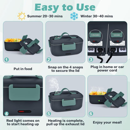 Electric Lunch Box Food Warmer