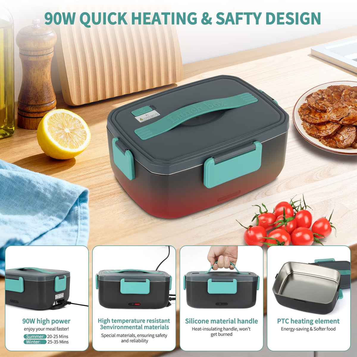 Electric Lunch Box Food Warmer