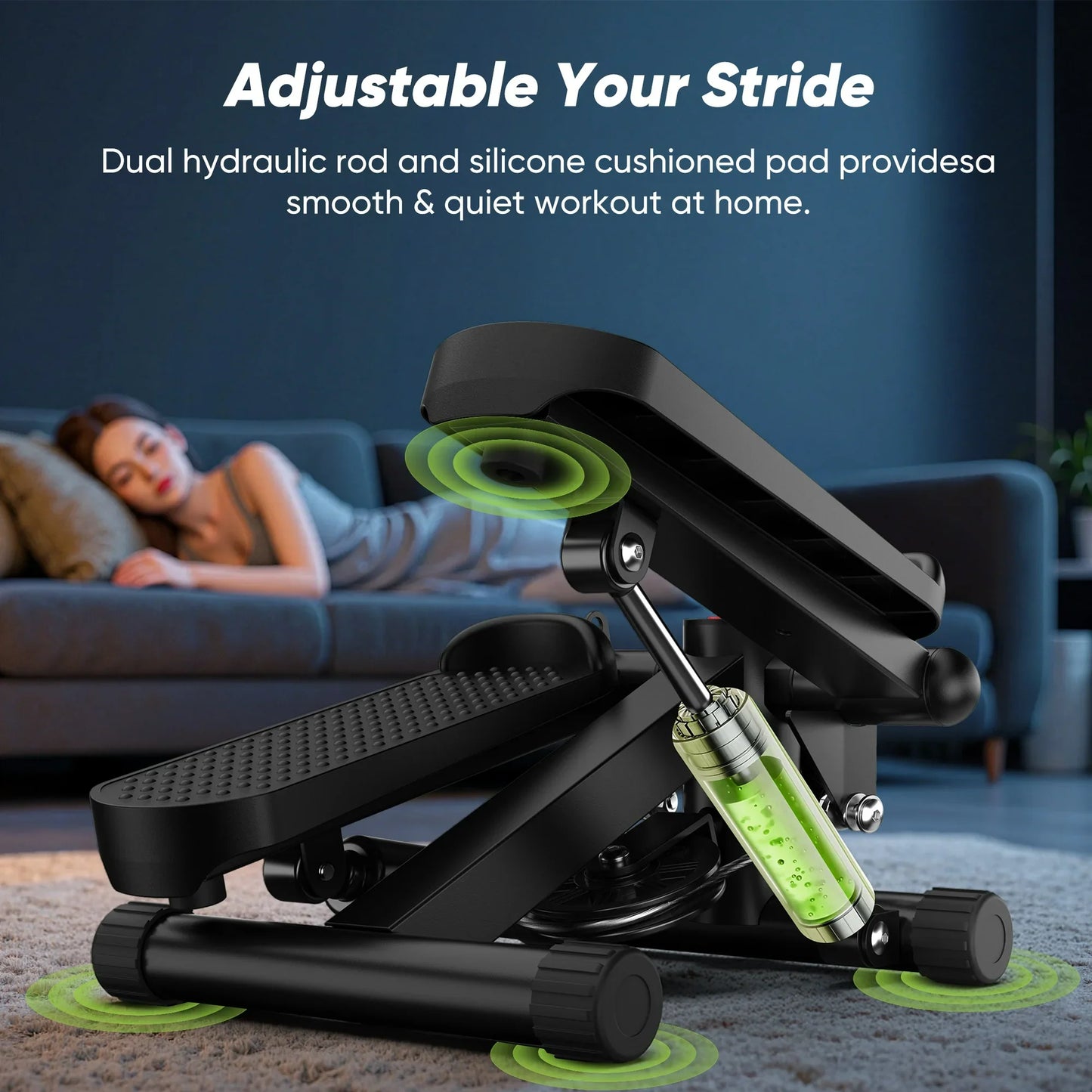 Electronic Stepper Mini Elliptical Trainer