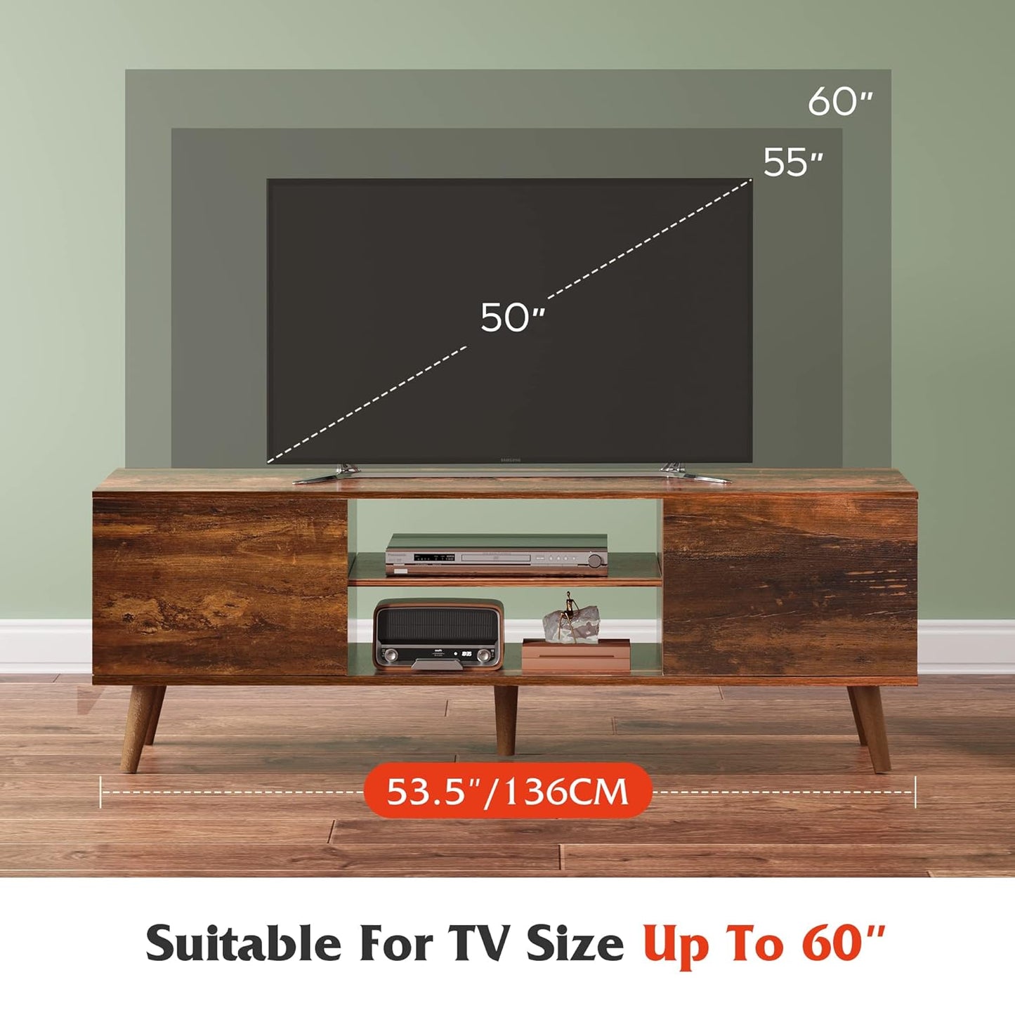 Elegant Retro Entertainment Unit TV cabinet TV Stand