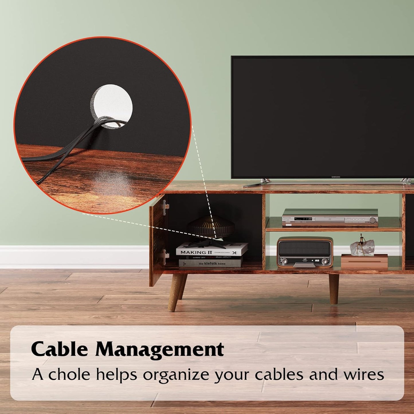 Elegant Retro Entertainment Unit TV cabinet TV Stand