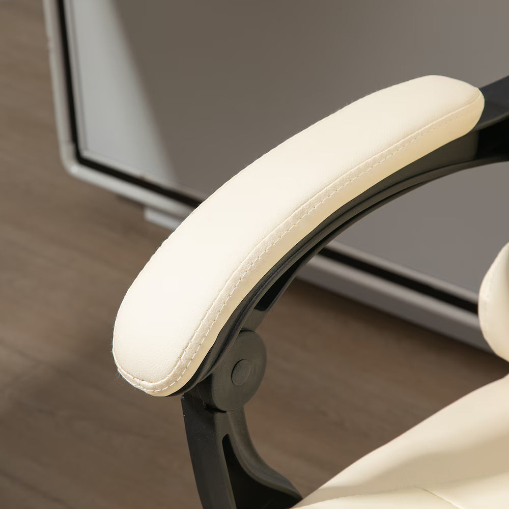 Ergonomic Office Chair with Massager and Footrest Gaming Chair