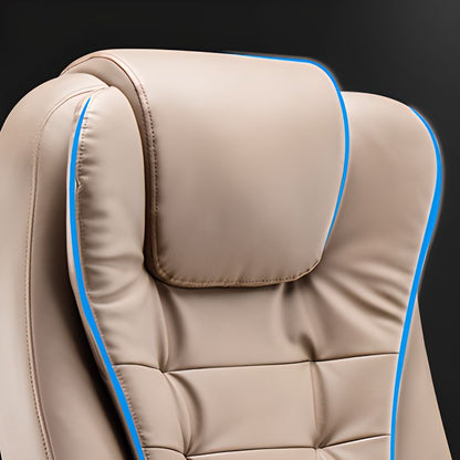 Ergonomic Office Chair with Massager and Footrest Gaming Chair