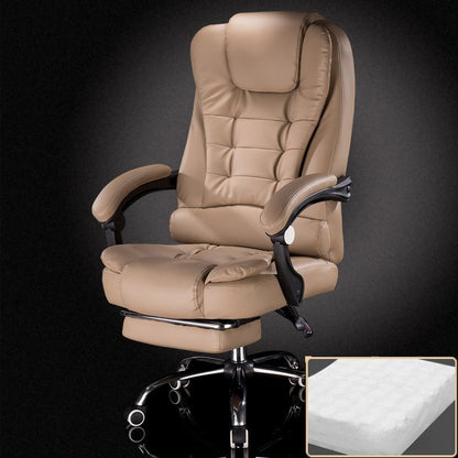 Ergonomic Office Chair with Massager and Footrest Gaming Chair