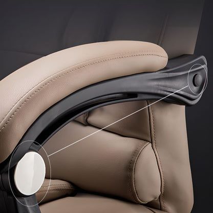 Ergonomic Office Chair with Massager and Footrest Gaming Chair