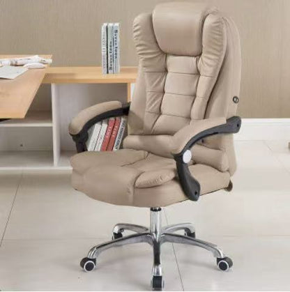 Ergonomic Office Chair with Massager and Footrest Gaming Chair