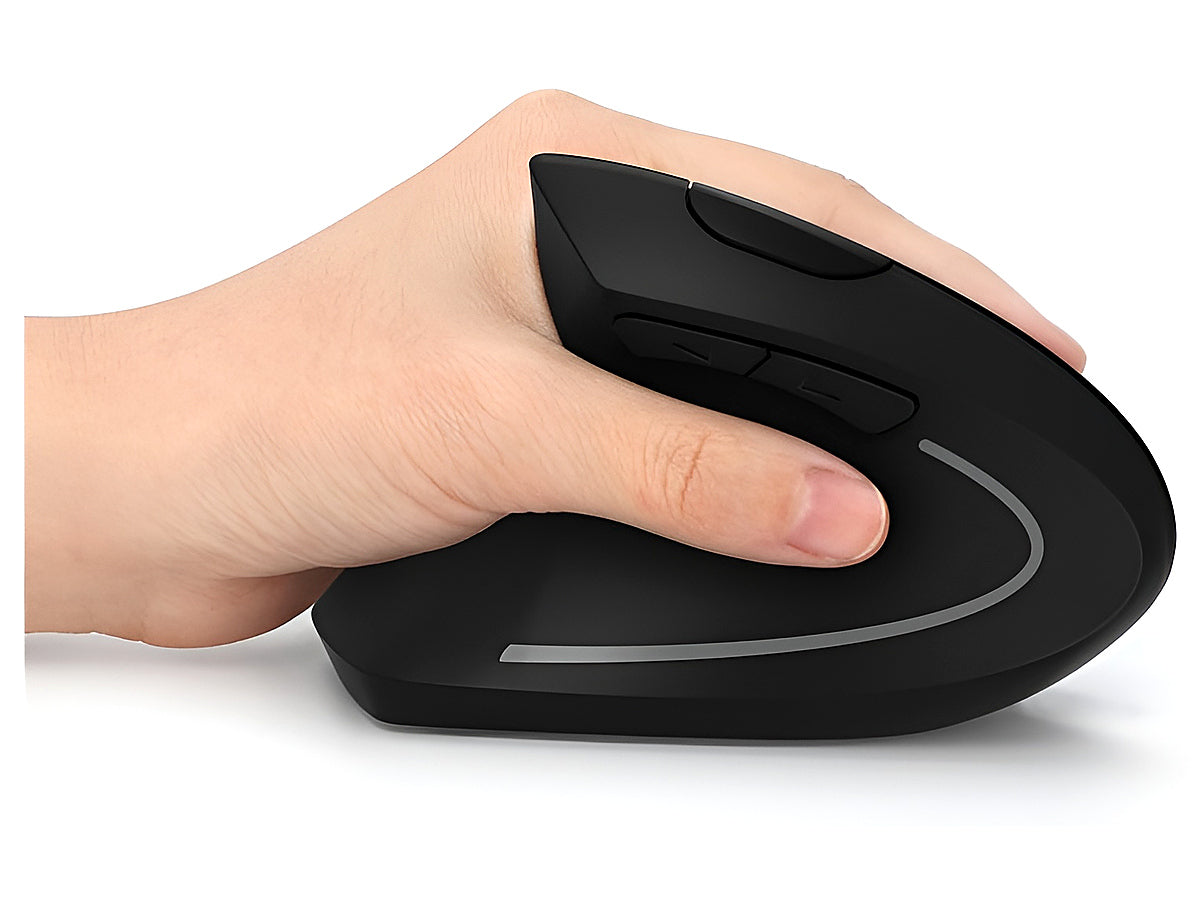 Vertical Rechargeable Wireless Ergonomic Mouse