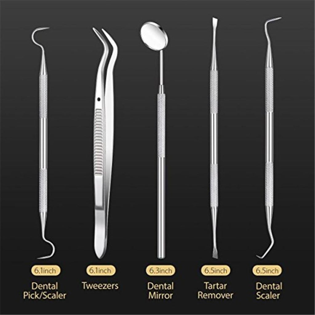Essential Dental Hygiene Tool Kit 5pc