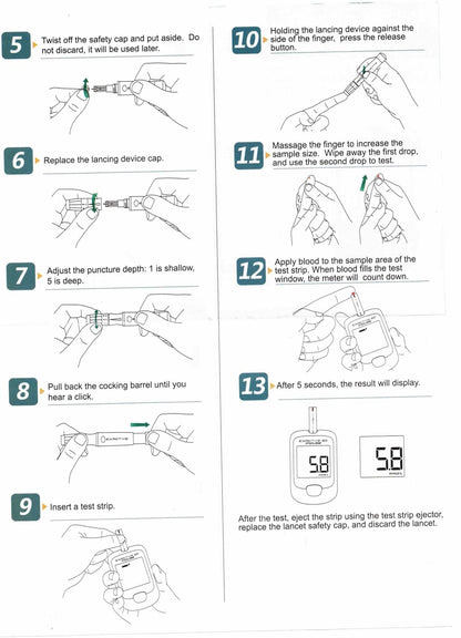 Blood Glucose Testing Meter