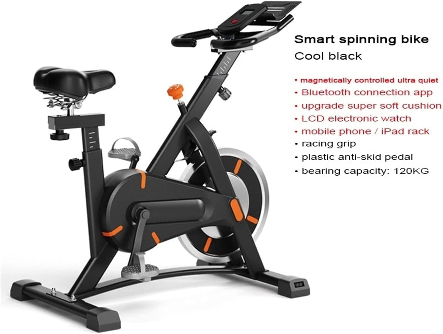 Adjustable Exercise Bike Spin Bike Heavy Duty