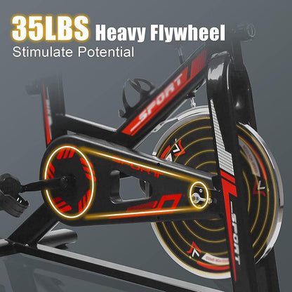 Exercise Bike Spin Bike with Heart Rate Monitor